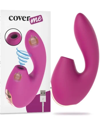 COVERME - SUCÇÃO DE CLITÓRIS E VIBRADOR PODEROSO PARA PONTO G
