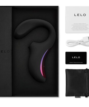 LELO – Massajador Enigma de dupla estimulação preto - Imagem 4