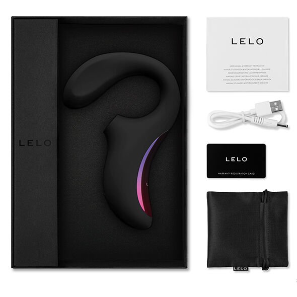 LELO – Massajador Enigma de dupla estimulação preto - Imagem 4