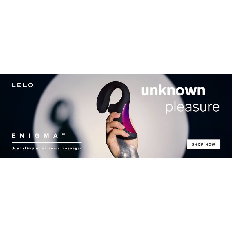 LELO – Massajador Enigma de dupla estimulação preto - Imagem 3