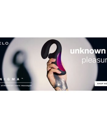 Visão alternativa de LELO - ENIGMA MASSAGER DE ESTIMULAO DE DUPLA SUCO PRETO