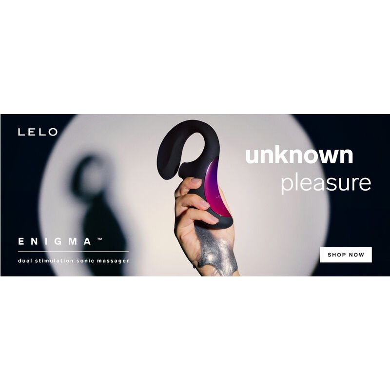 LELO – Massajador Enigma de dupla estimulação preto - Imagem 2
