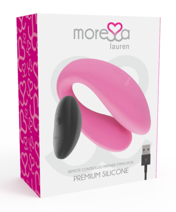 Alternative view of MORESSA - ESTIMULADOR DE CONTROLE REMOTO LAUREN PARA CASAIS