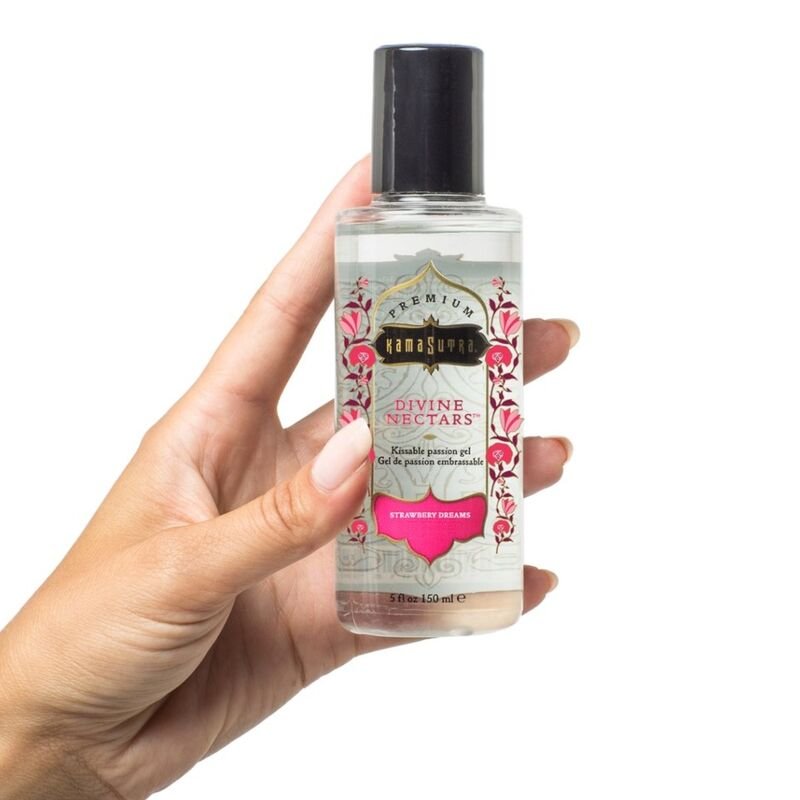 KAMASUTRA - LUBRIFICANTE DIVINE NECTARS MORANGO DREAM 150 ML - Imagem 2