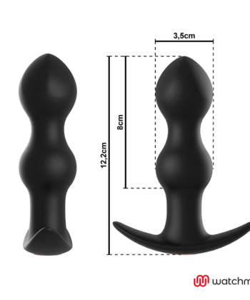 Visão alternativa de ANBIGUO - PLUGUE DE CONTROLE REMOTO WATCHME VIBRADOR ANAL TIBÉRIO