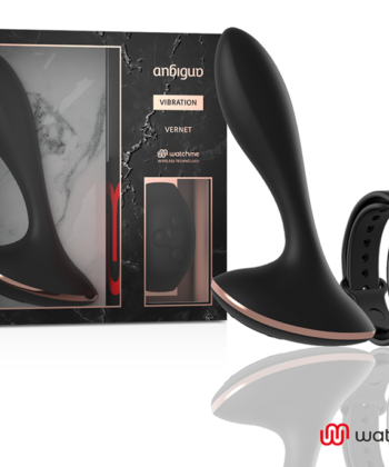 ANBIGUO - WATCHME CONTROLE REMOTO VIBRADOR ANAL PLUG VERNET