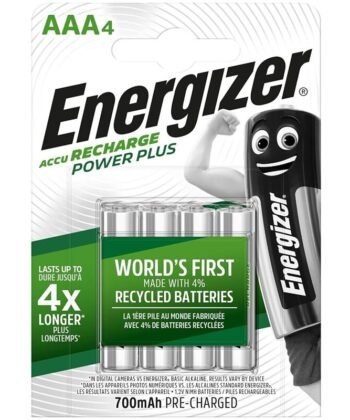 ENERGIZER - BATERIAS RECARREGVEIS AAA4 BLISTER 4
