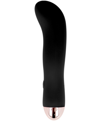 DOLCE VITA - VIBRADOR RECARREGÁVEL DOIS PRETO 7 VELOCIDADE