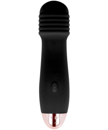 DOLCE VITA - VIBRADOR RECARREGÁVEL TRÊS PRETO 7 VELOCIDADE