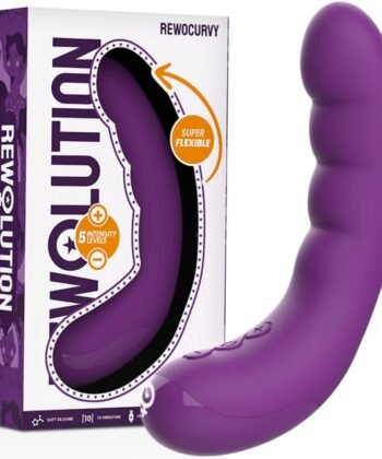 REWOLUTION - VIBRADOR FLEXÍVEL RECARREGVEL REWOCURVY