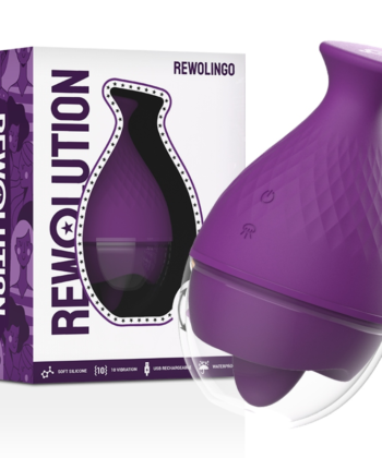 REWOLUTION - VIBRADOR REWOLINGO COM LÍNGUA