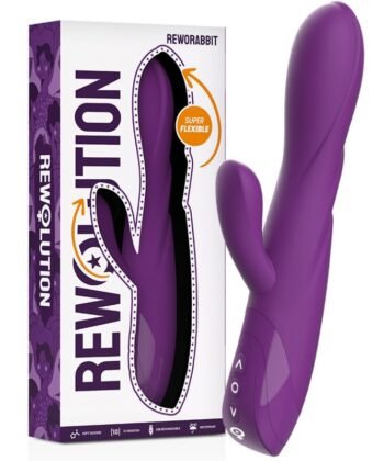 REWOLUTION - VIBRADOR FLEXÍVEL REWORABBIT COM COELHO