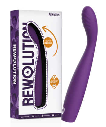 REWOLUTION - VIBRADOR FLEXÍVEL REWOSTIM