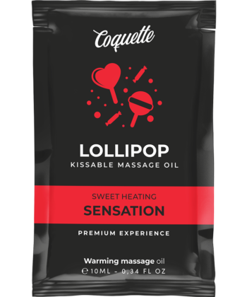 COQUETTE CHIC DESIRE - ÓLEO DE MASSAGEM BEIJVEL DE BOLSO COM EFEITO DE CALOR PIRULITO 10 ML