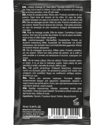 Alternative view of COQUETTE CHIC DESIRE - ÓLEO DE MASSAGEM BEIJVEL DE BOLSO COM EFEITO DE CALOR PIRULITO 10 ML