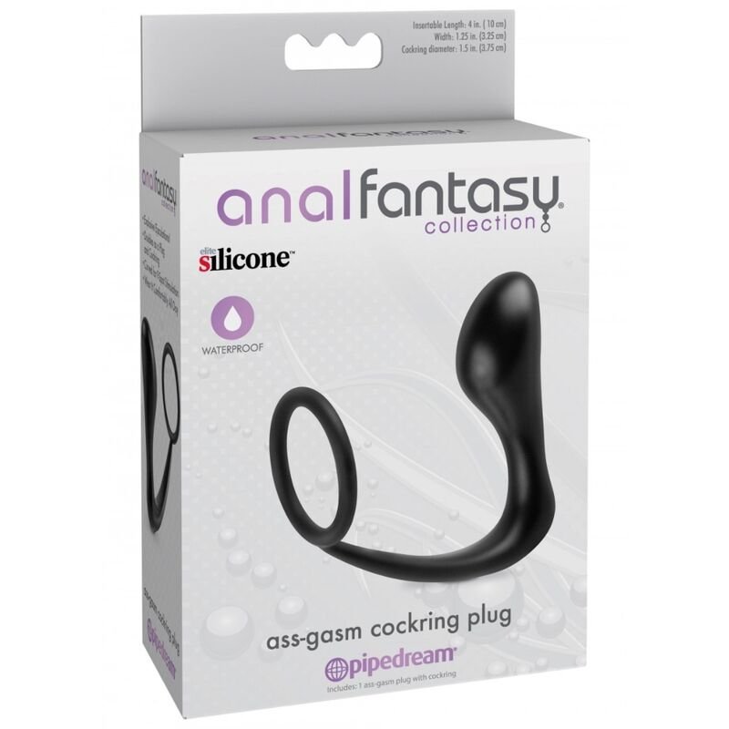 ANAL FANTASY ELITE – INSTA-GAPER DILATADOR ANAL EXPANDIBLE DE SILICONA CON VENTOSA