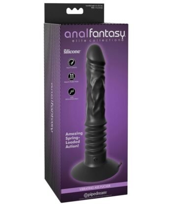 VIBRATING ASS THRUSTER VIBRADOR ANAL RECARGABLE CON VENTOSA