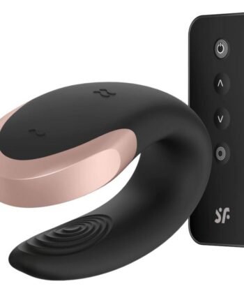 SATISFYER - VIBRADOR DOUBLE LOVE LUXURY PARTNER PRETO
