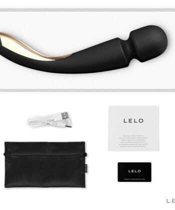 LELO - SMART MEDIUM WAND 2 MASSAJADOR PRETO - Imagem 3