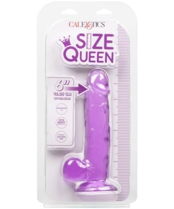 CALEXOTICS - DILDO QUEEN TAMANHO ROXO 15.3 CM - Image 4
