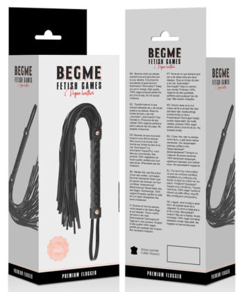 BEGME - BLACK EDITION FLOGGER DE COURO VEGANO - Image 5