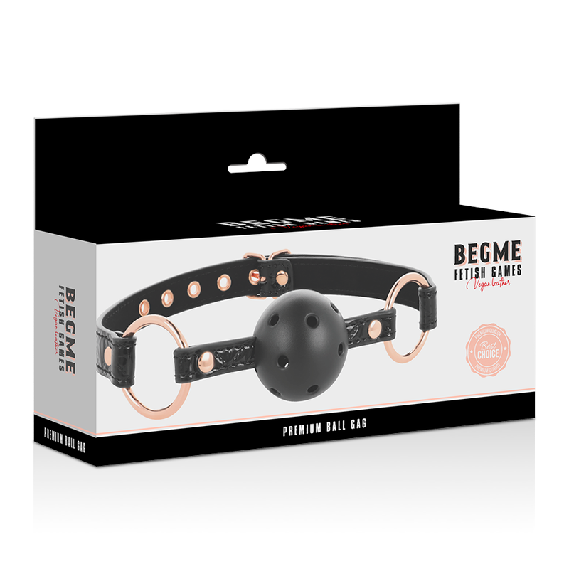 BEGME - BLACK EDITION BOLA GAG VEGAN COURO - Image 4