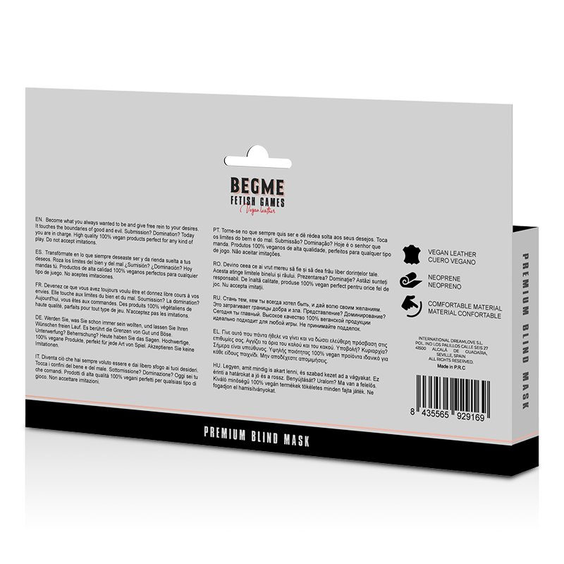 BEGME - MSCARA CEGA PREMIUM RED EDITION COM FORRO DE NEOPRENE - Image 3