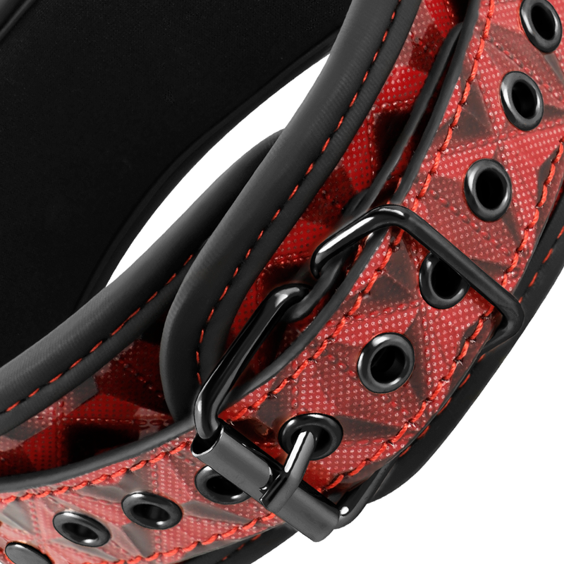 BEGME - COLAR EDIO VERMELHA COM BRAADEIRAS COM FORRO DE NEOPRENE - Image 2
