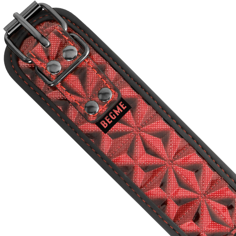 BEGME - COLAR EDIO VERMELHA COM BRAADEIRAS COM FORRO DE NEOPRENE - Image 3