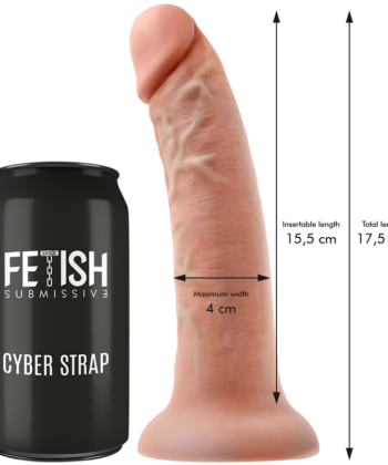 Visão alternativa de FETISH SUBMISSIVE CYBER STRAP - ARNÊS COM TECNOLOGIA DILDO WATCHME S DE CONTROLE REMOTO