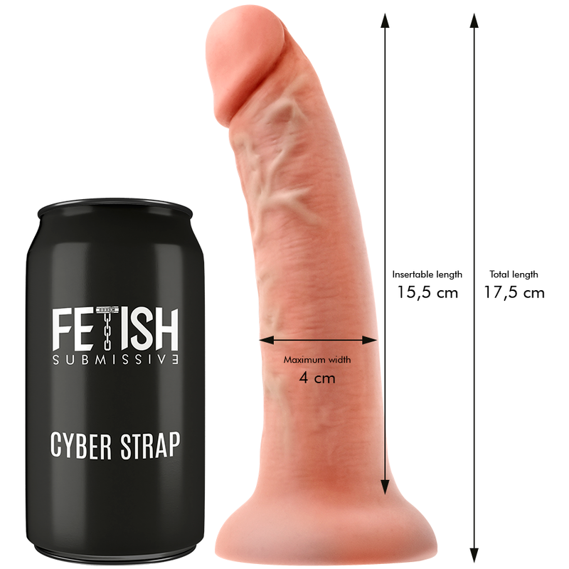 FETISH SUBMISSIVE CYBER STRAP - ARNÊS COM TECNOLOGIA DILDO WATCHME S DE CONTROLE REMOTO - Imagem 2