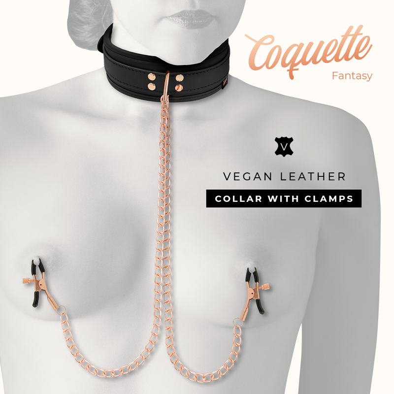 COQUETTE CHIC DESIRE - COLAR FANTASY NIPPLE CLAMP COM FORRO DE NEOPRENE - Image 4