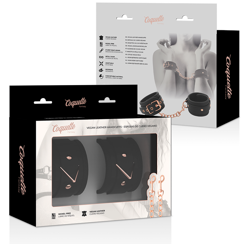 COQUETTE CHIC DESIRE - ALGEMAS DE COURO FANTASY VEGAN COM FORRO DE NOPRENE - Image 4