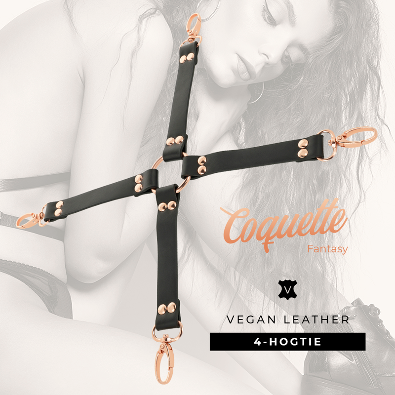 COQUETTE CHIC DESIRE - FANTASY HOG TIE COURO VEGANO - Image 3
