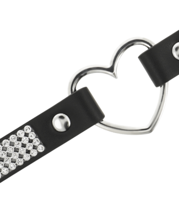 COQUETTE CHIC DESIRE - GARGANTILHA DE COURO VEGANO COM CORAÇÃO - Image 3