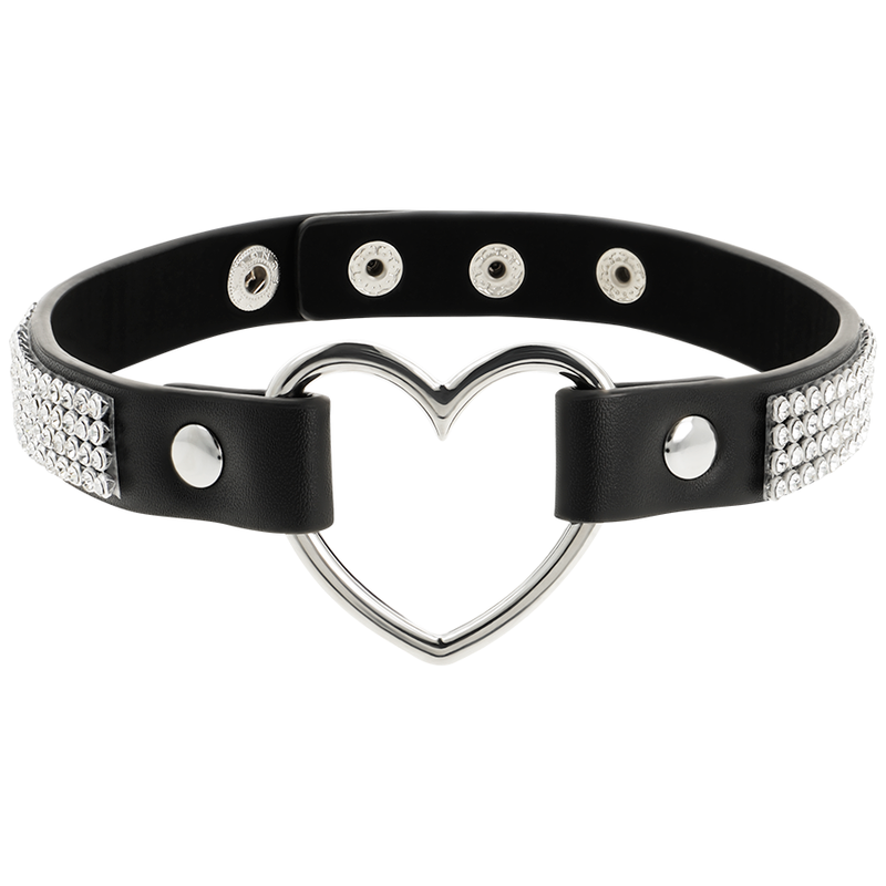 COQUETTE CHIC DESIRE - GARGANTILHA DE COURO VEGANO COM CORAÇÃO - Image 2