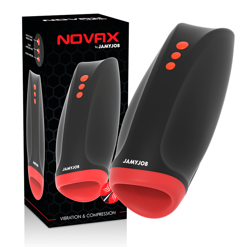 JAMYJOB - MASTURBADOR NOVAX COM VIBRAÇÃO E COMPRESSÃO - Imagem 5