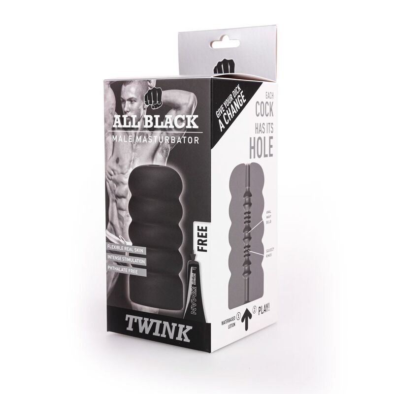 ALL BLACK - MASTURBADOR TWINK - Imagem 2
