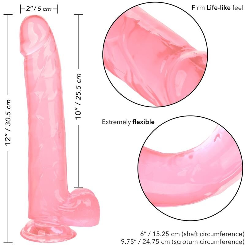 CALEXOTICS - DILDO QUEEN TAMANHO ROSA 25.5 CM - Image 3