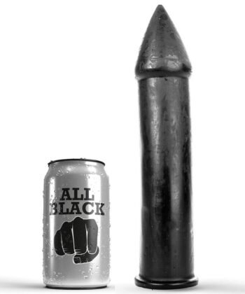 ALL BLACK - DILDO 24 CM
