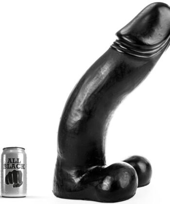 ALL BLACK - DILDO PRETO 45 CM