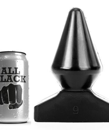 ALL BLACK - PLUG ANAL 18,5 CM