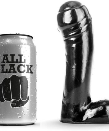 ALL BLACK - DILDO PRETO 15 CM