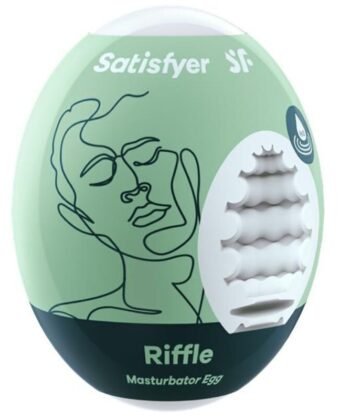 SATISFYER - OVO MASTURBADOR RIFFLE