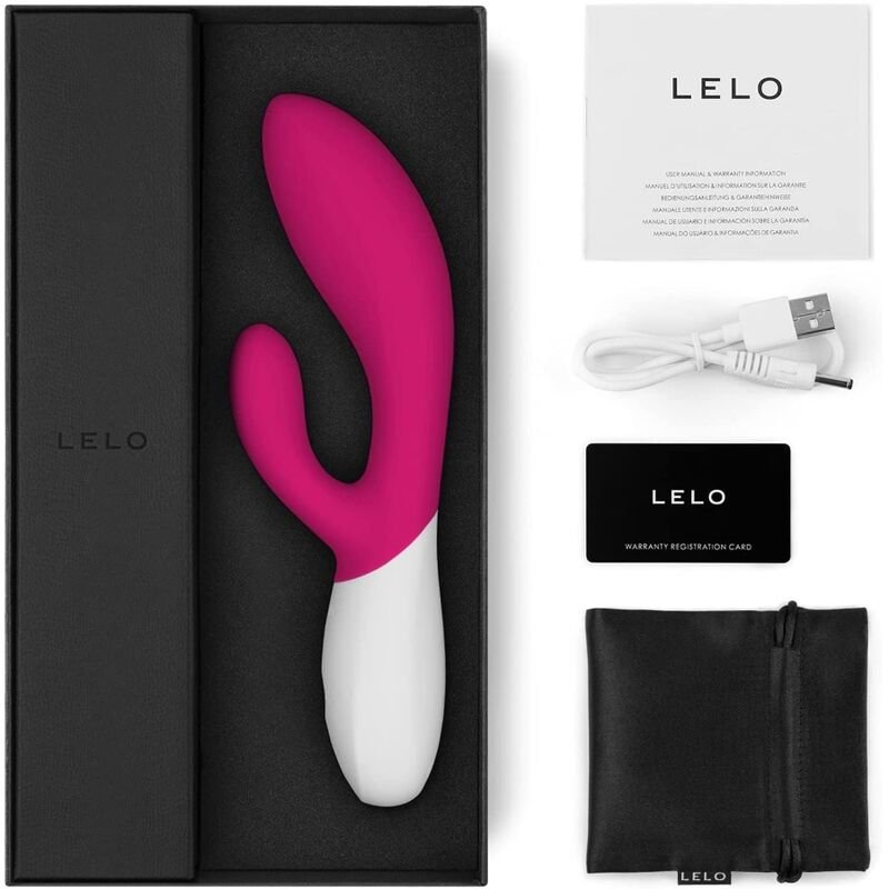 LELO - INA WAVE 2 VBRADOR LUXO ESPECIAL MOVIMENTO CERISE - Image 4