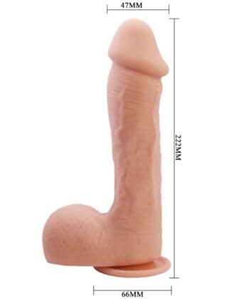 Visão alternativa de BAILE - DILDO JOHNSON PIEL REALISTA 22 CM