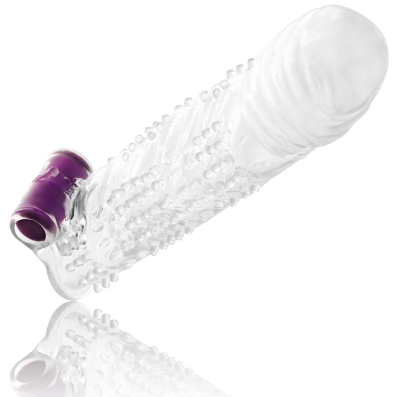 OHMAMA - BAINHA DE PÉNIS TEXTURADA COM BALA VIBRANTE - Imagem 2