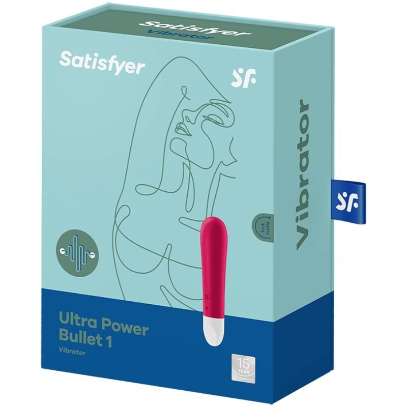 SATISFYER - ULTRA POWER BULLET 1 BALA VIBRADORA ROJA - Image 4