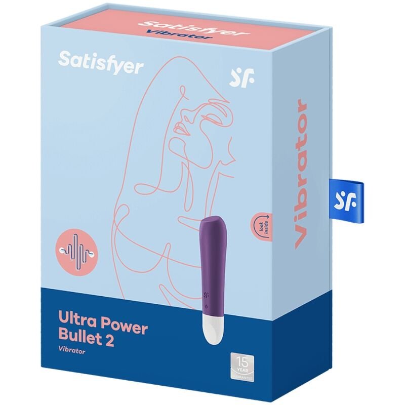 SATISFYER - ULTRA POWER BULLET 2 BALA VIBRADORA MORADA - Imagem 3