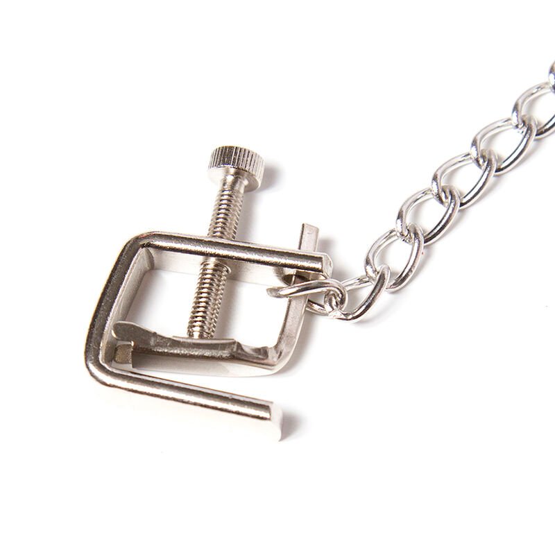 OHMAMA FETISH - PINZAS METALICAS TORNILLO CON CADENA - Image 2